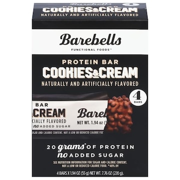 Barebells Functional Foods Protein Bar, Cookies & Cream