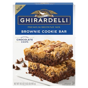 Ghirardelli Brownie Mix, Premium, Brownie Cookie Bar