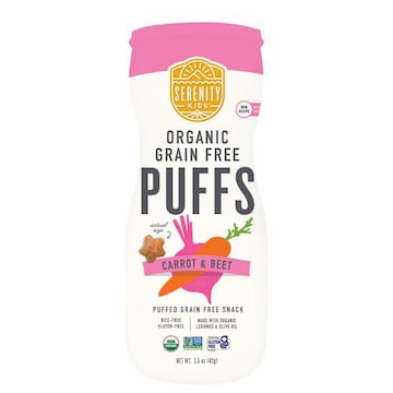 Serenity Kids Grain Free Puffs, Carrot & Beet