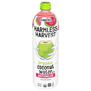 Harmless Harvest Harmless Harvest Organic Coconut Water with Watermelon 32 fl oz