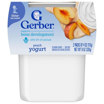 Gerber Sitter 2nd Foods Peach Yogurt