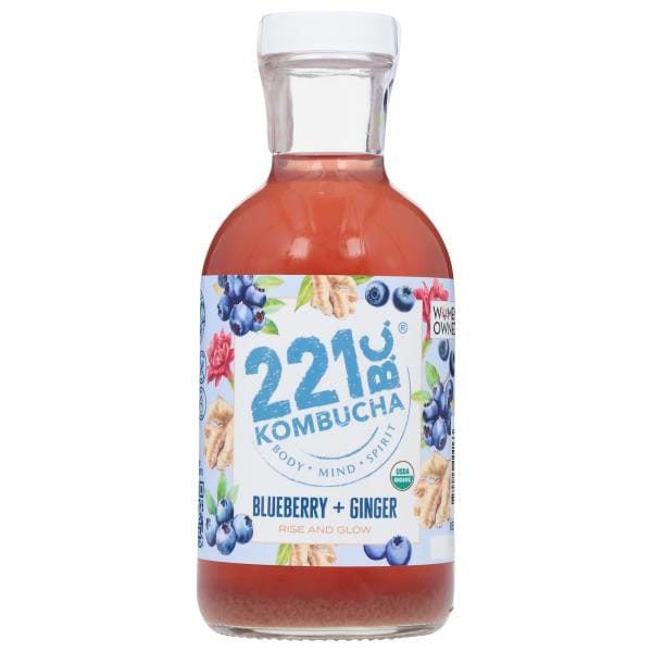 221 B.C. Kombucha, Blueberry + Ginger, Rise and Glow | Publix