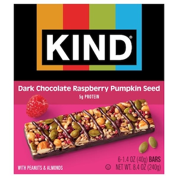 Kind Dark Chocolate Raspberry Pumpkin Seed Bars
