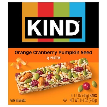 Kind Orange Cranberry Pumpkin Seed Bars with Almonds