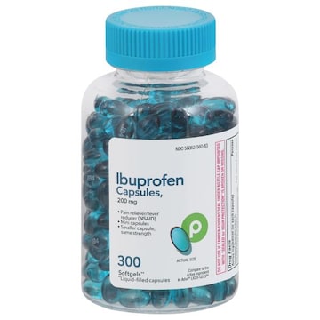 Publix Ibuprofen, 200 mg, Softgels