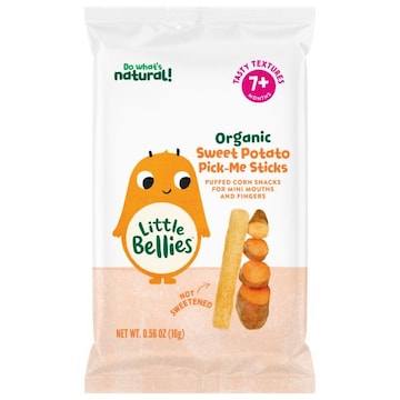 Little Bellies Pick-Me Sticks, Organic, Sweet Potato, 7+ Months