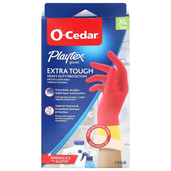 O-Cedar Gloves, Extra Tough, XL | Publix Super Markets