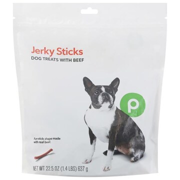 Publix Dog Treats, with Beef, Jerky Sticks