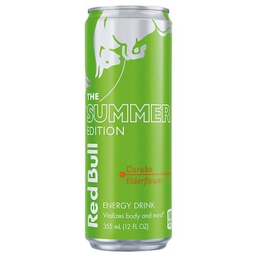 Red Bull Summer Edition Energy Drink Curuba Elderflower, 114mg Caffeine, 12 fl oz Can