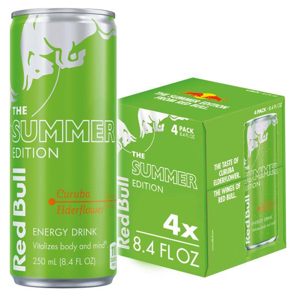 Red Bull Summer Edition Energy Drink Curuba Elderflower
