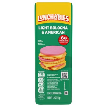 Lunchables Light Bologna and American Lunch Combinations