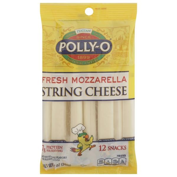 Polly-O String Cheese, Natural, Fresh Mozzarella | Publix Super