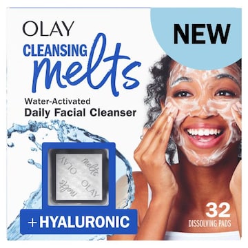 Olay Cleansing Melts + Retinol Face Cleanser, 32ct