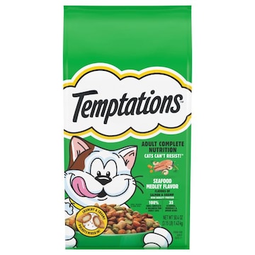Temptations Adult 1+ Seafood Medley Flavor Food for Cats