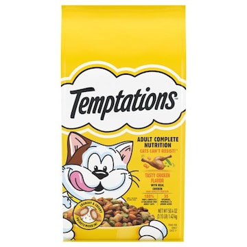 Temptations Adult 1+ Tasty Chicken Flavor Food for Cats