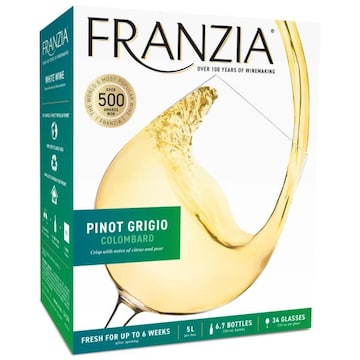 Franzia Pinot Grigio/Colombard Vintner Select Blend White Wine Box