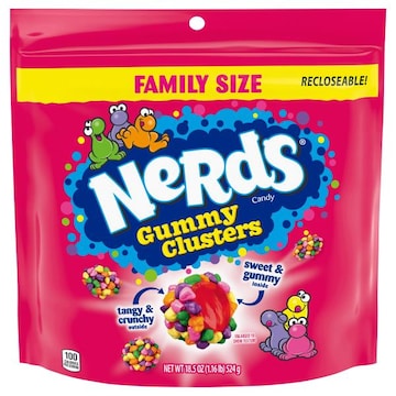 Nerds Gummy Clusters Candy Family Size