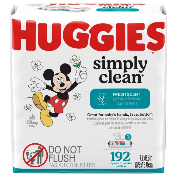 Huggies Simply Clean Wipes, Fresh Scent | Publix Super Markets