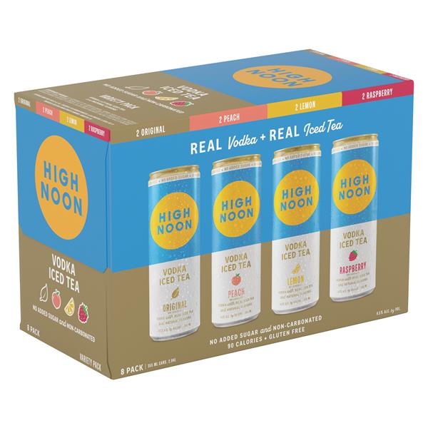 High Noon Vodka Hard Tea Variety Pack 8 Pack | Publix Super Markets