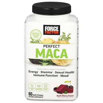 Force Factor Maca, Perfect, Dark Cherry Flavor, Soft Chews