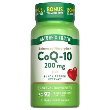 Nature's Truth Nature’s Truth Co-Q-10 200mg 80 + 12 Softgels