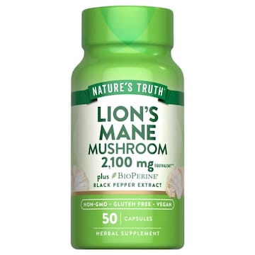 Nature's Truth Nature's Truth Lions Mane 50 Veggie Capsules