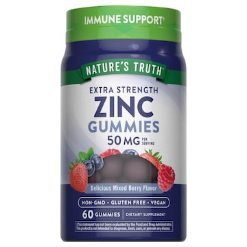 Nature's Truth Zinc, Extra Strength, 50 mg, Gummies
