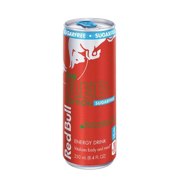 RedBull レッドブル 100本 Red Bull Red Edition Red Bull Red Edition Sugar Free Watermelon