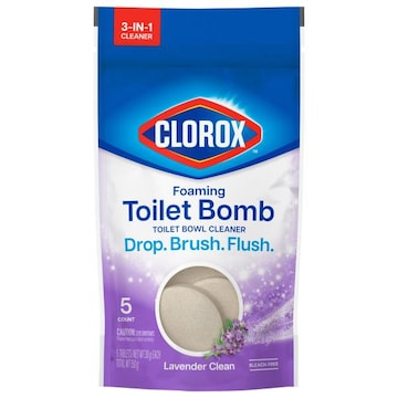 Clorox Toilet Bomb, Foaming, Lavender Clean