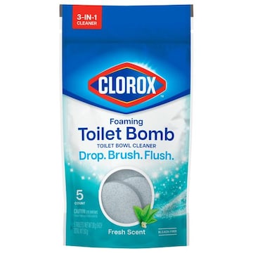 Clorox Foaming Toilet Bomb, Fresh Scent