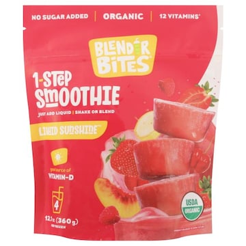 Blender Bites 1-Step Smoothie, Organic, Liquid Sunshine