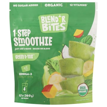 Blender Bites 1-Step Smoothie, Organic, Green D-Tox