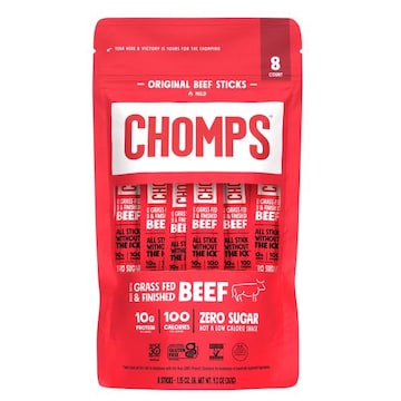 Chomps Sticks, Original Beef, Mild