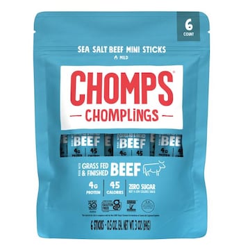 Chomps Sea Salt Beef Snack Size Meat Sticks