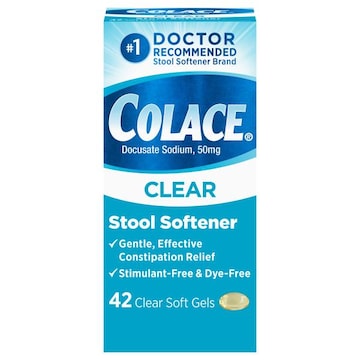 Colace Stool Softener, Clear, Soft Gels