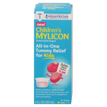 Mylicon Antacid/Antigas, Bubble Gum Flavor, Children's