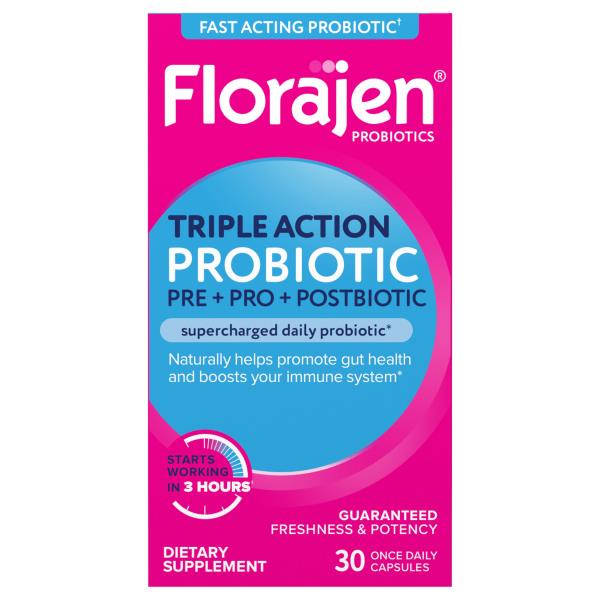 Florajen Probiotic, Triple Action, Capsules | Publix Super Markets