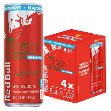 Red Bull Red Edition Red Bull Red Edition Sugar Free Watermelon Energy Drink