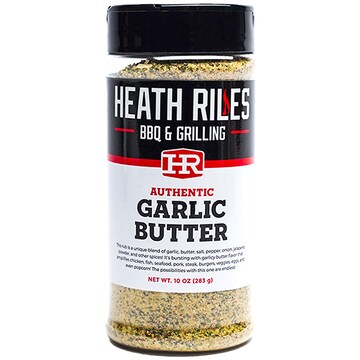 Heath Riles BBQ & Grilling Rub, Garlic Butter, Authentic