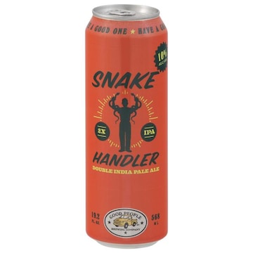 Good People Brewing Company Beer, Double India Pale Ale, Snake Handler