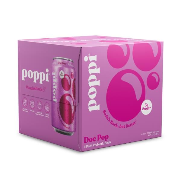 Poppi Doc Pop 4-Pack | Publix Super Markets