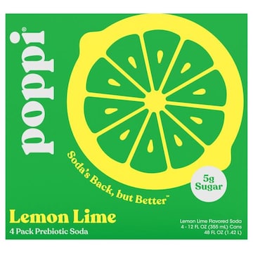 Poppi Lemon Lime Prebiotic Soda