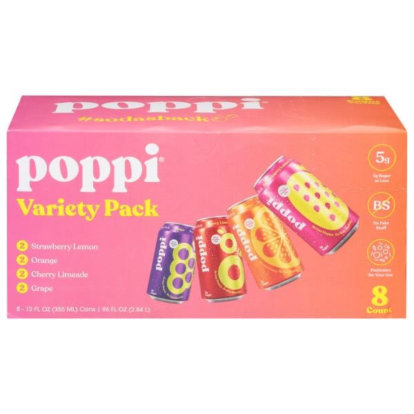 Poppi Variety Pack Assorted Prebiotic Soda | Publix Super Markets