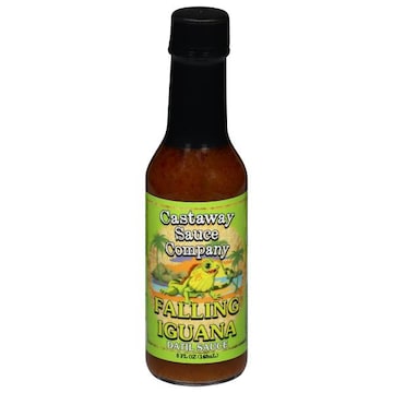 Castaway Sauce Company Datil Sauce, Falling Iguana
