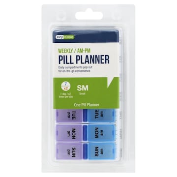 Ezy Dose Pill Planner, Weekly/Am-Pm, Small