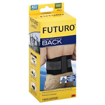 Futuro Back Support, Deluxe, Moderate Support, Adjust to Fit