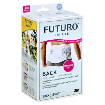 Futuro For Her Back Support, Slim Silhouette, Adjustable, Moderate Stabilizing Support