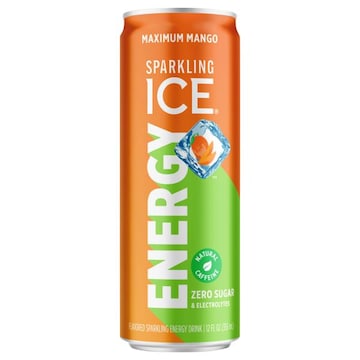 Sparkling Ice Energy Drink, Zero Sugar, Maximum Mango