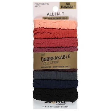 Scunci The Unbreakable Collection Ponytailers, All Hair