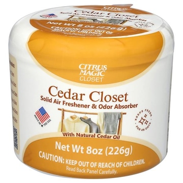 Citrus Magic Cedar Closet Solid Air Freshener & Odor Absorber